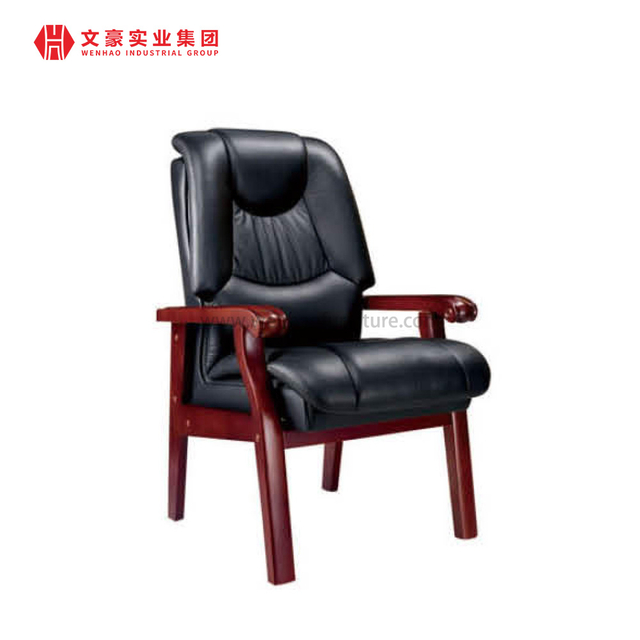 Sillas de conferencia de madera maciza a precio de fábrica con 4 patas