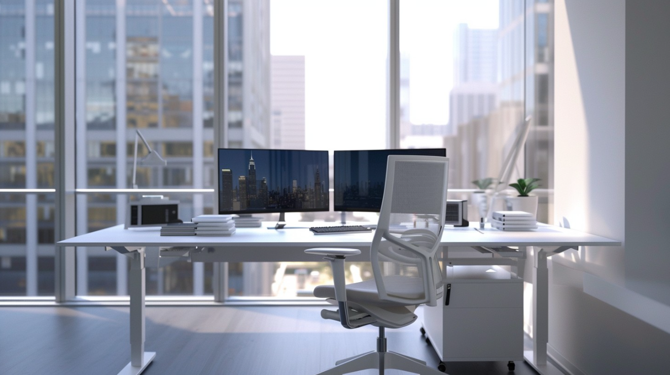 escritorio de pie ajustable