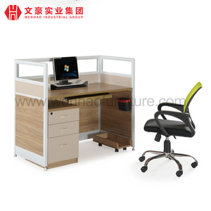 Escritorio de madera elegante para estación de trabajo, escritorio para personal, mesa de oficina, escritorios con pantalla de ordenador