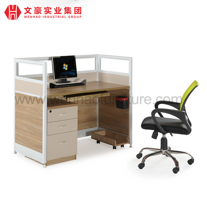 Escritorio de madera elegante para estación de trabajo, escritorio para personal, mesa de oficina, escritorios con pantalla de ordenador