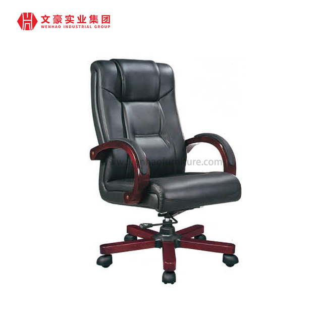 Silla de oficina de cuero con suministro directo de fábrica Silla ejecutiva Boss de cuero
