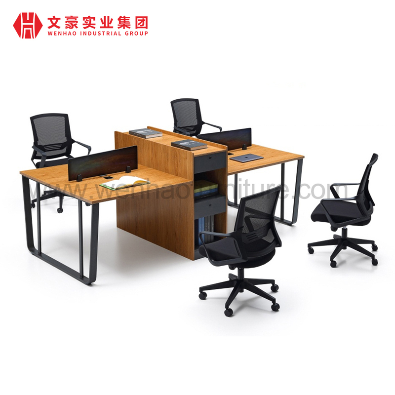 Mobiliario de oficina, mesa para personal, escritorio Modular, estación de trabajo de oficina abierta, cubículo con cajón, escritorios de oficina para 2, 4, 6 y 8 personas