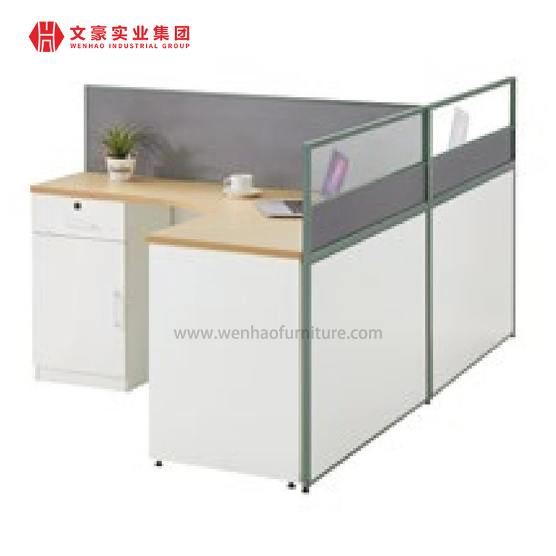 Conjunto modular del cubículo de la partición del trabajo del escritorio de los muebles de oficina del puesto de trabajo moderno de la tabla
