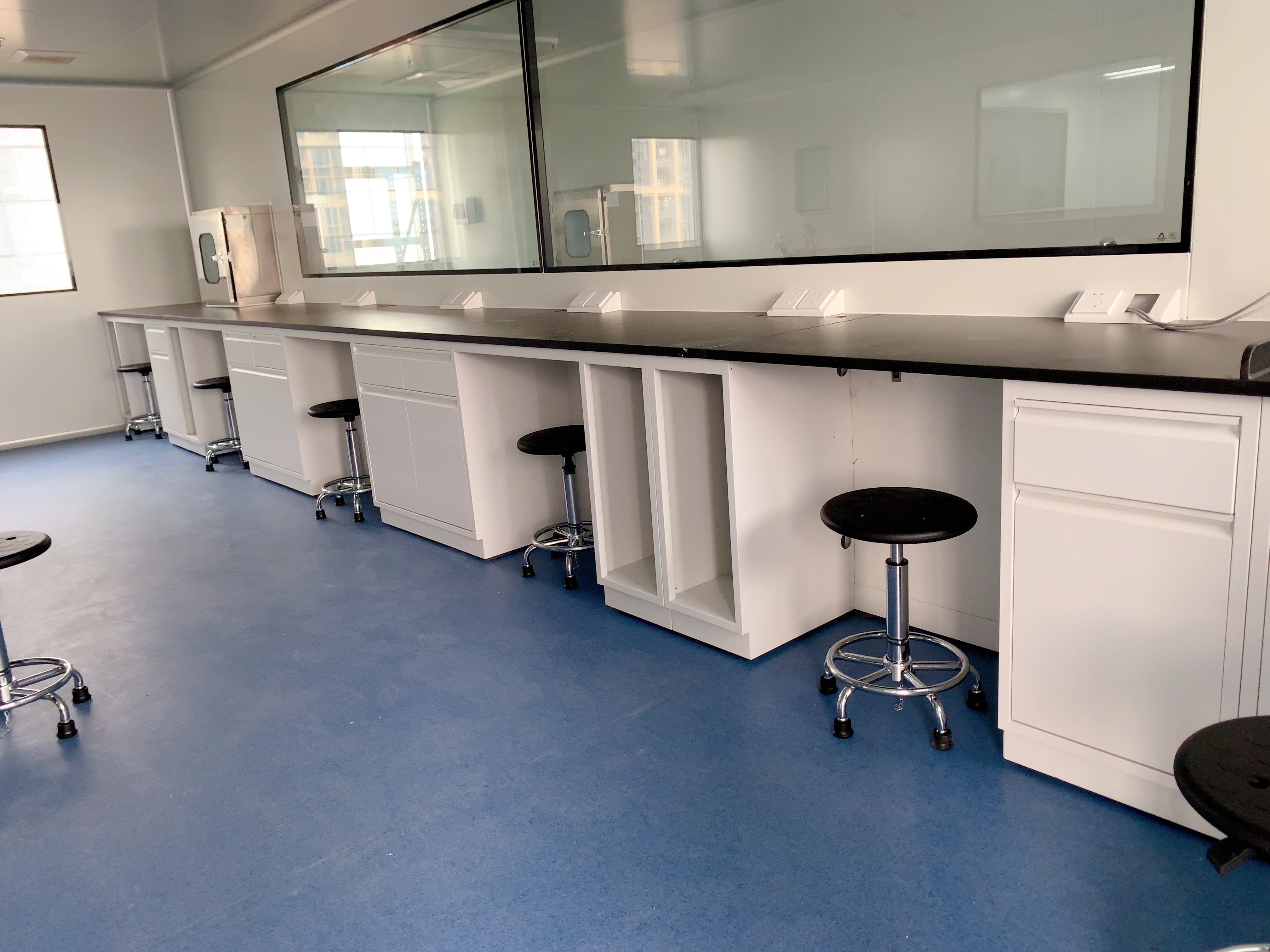 Banca de laboratorio