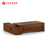 Mesa de oficina de director moderna, muebles de oficina de lujo en forma de L, de madera, Ceo Boss, escritorio ejecutivo en forma de L