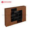 Mesa de trabajo de estilo de lujo moderno, mesa de oficina de madera a la venta, escritorio de oficina ejecutivo con gabinete