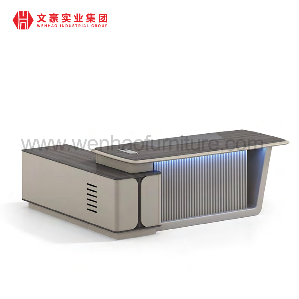 Conjunto de muebles de oficina ejecutiva Escritorio de mármol moderno CEO Boss Manager Director Escritorio de oficina ejecutiva