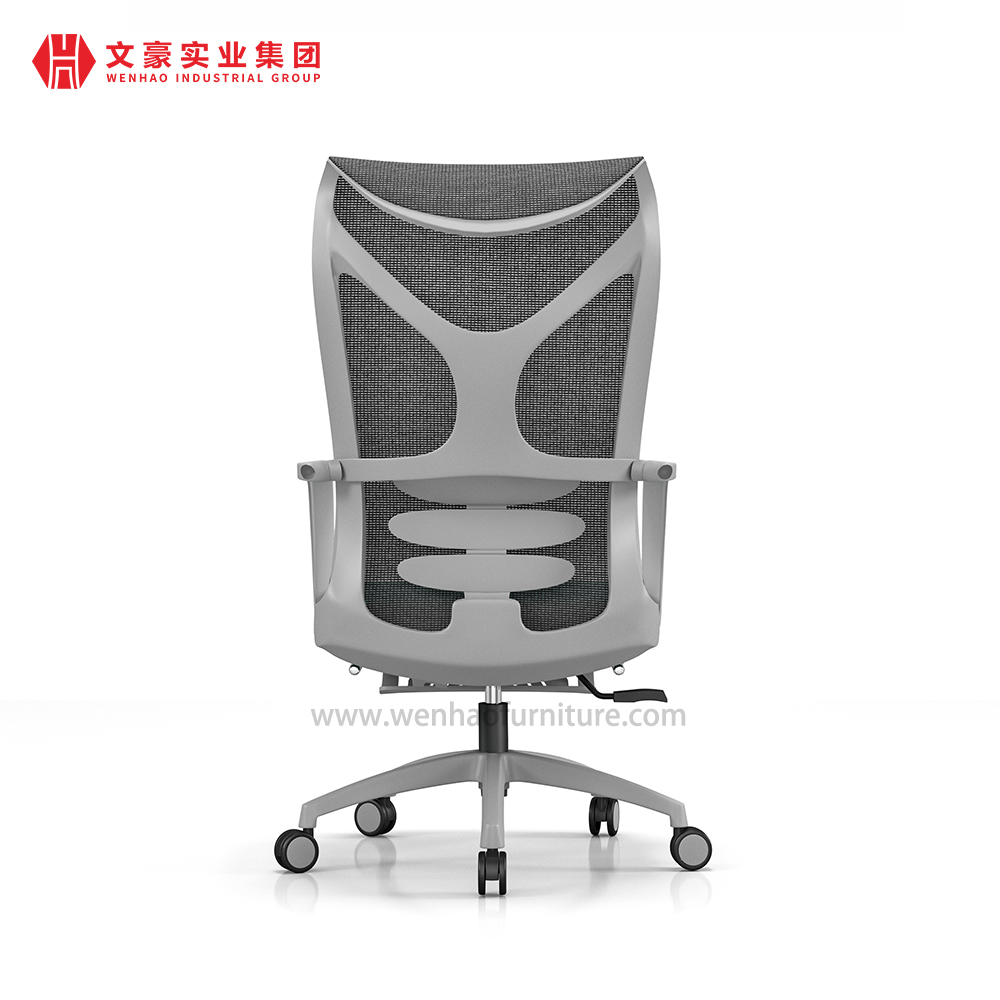 Silla de oficina de nylon del marco de los apoyabrazos de la silla de asiento de la tela de malla de la parte posterior del precio de fábrica