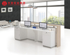 Mostrador de recepción moderno Empresa de diseño Empresa de recepción de hotel Mostrador de recepción de oficina comercial