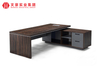 Foshan Fabricación en forma de L, mesa de oficina de lujo, escritorio ejecutivo de CEO, escritorio de oficina