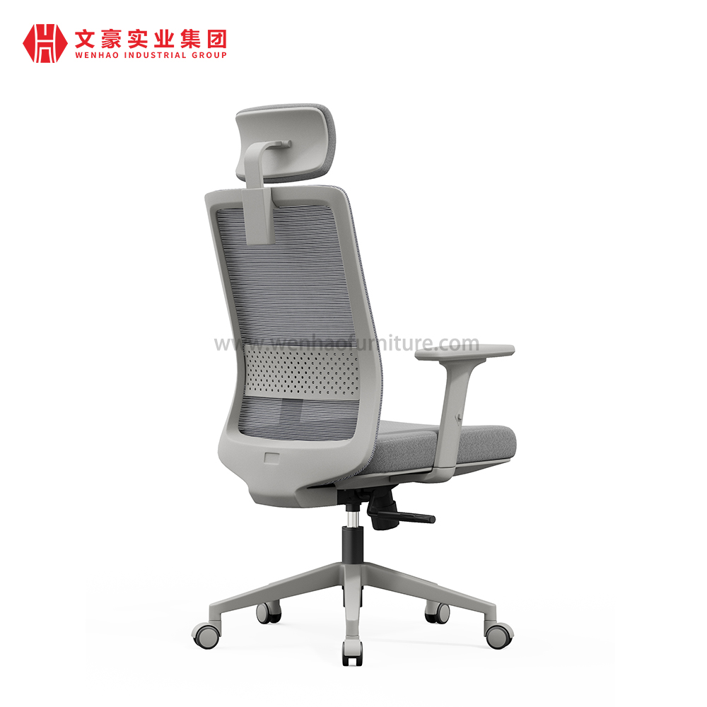 Silla De Oficina ergonómica Guangdong De malla completa Silla De Oficina con soporte Lumbar adaptable Silla De Oficina giratoria De director ejecutivo