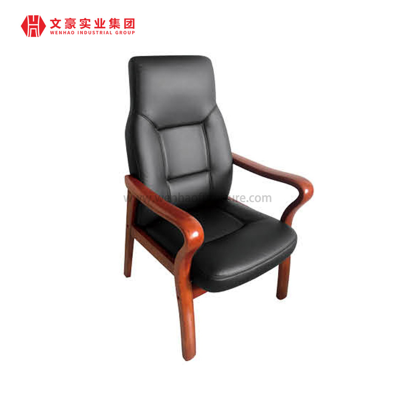 Silla de oficina de lujo de cuero de gama alta de muebles de oficina modernos