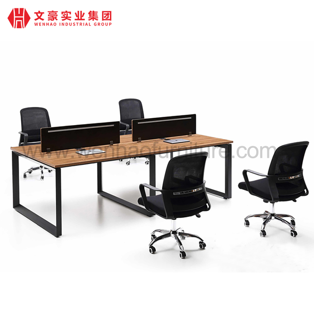 Fabricante de China, muebles de oficina modulares modernos, estación de trabajo, escritorio de oficina de 2, 4, 6 plazas para 2, 4, 6 personas