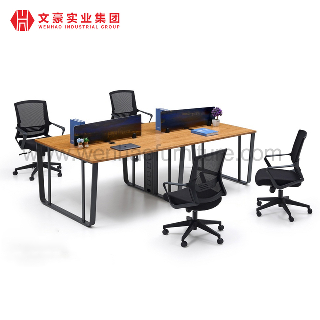 Diseño moderno, calidad, tamaño estándar, muebles de oficina de doble cara, mesa 2 4 6 8 personas, estación de trabajo para personal, escritorios de trabajo de oficina