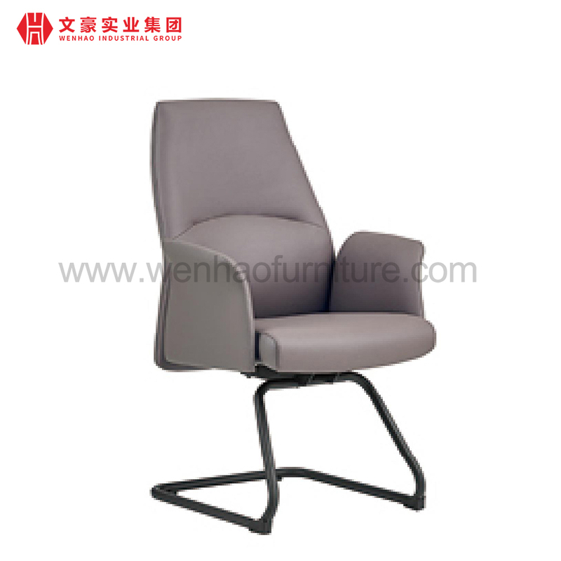 Proveedores de sillas de oficina en China Silla ergonómica Sillas de cuero Silla de oficina sin ruedas
