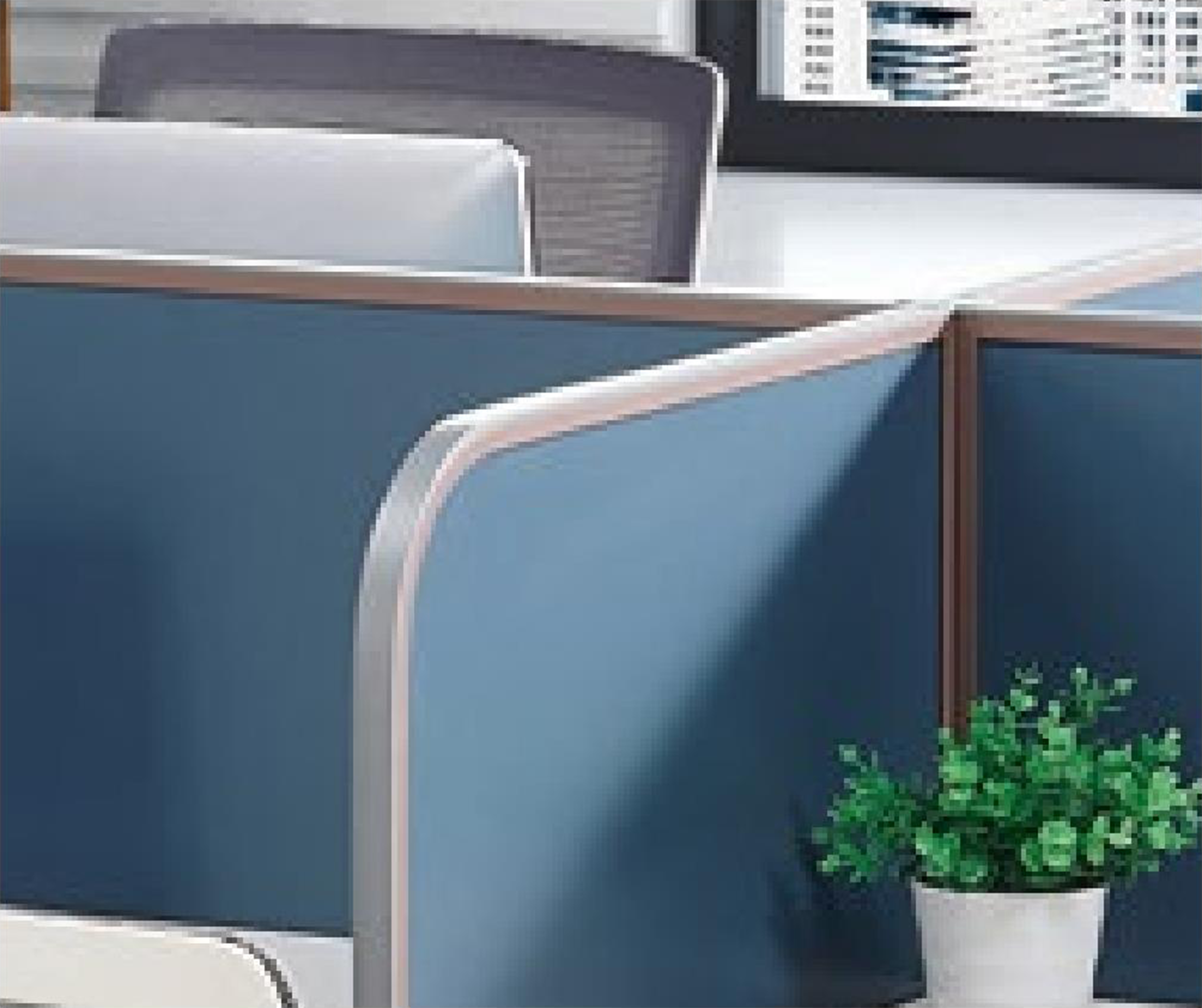 mesa de oficina para 6 personas