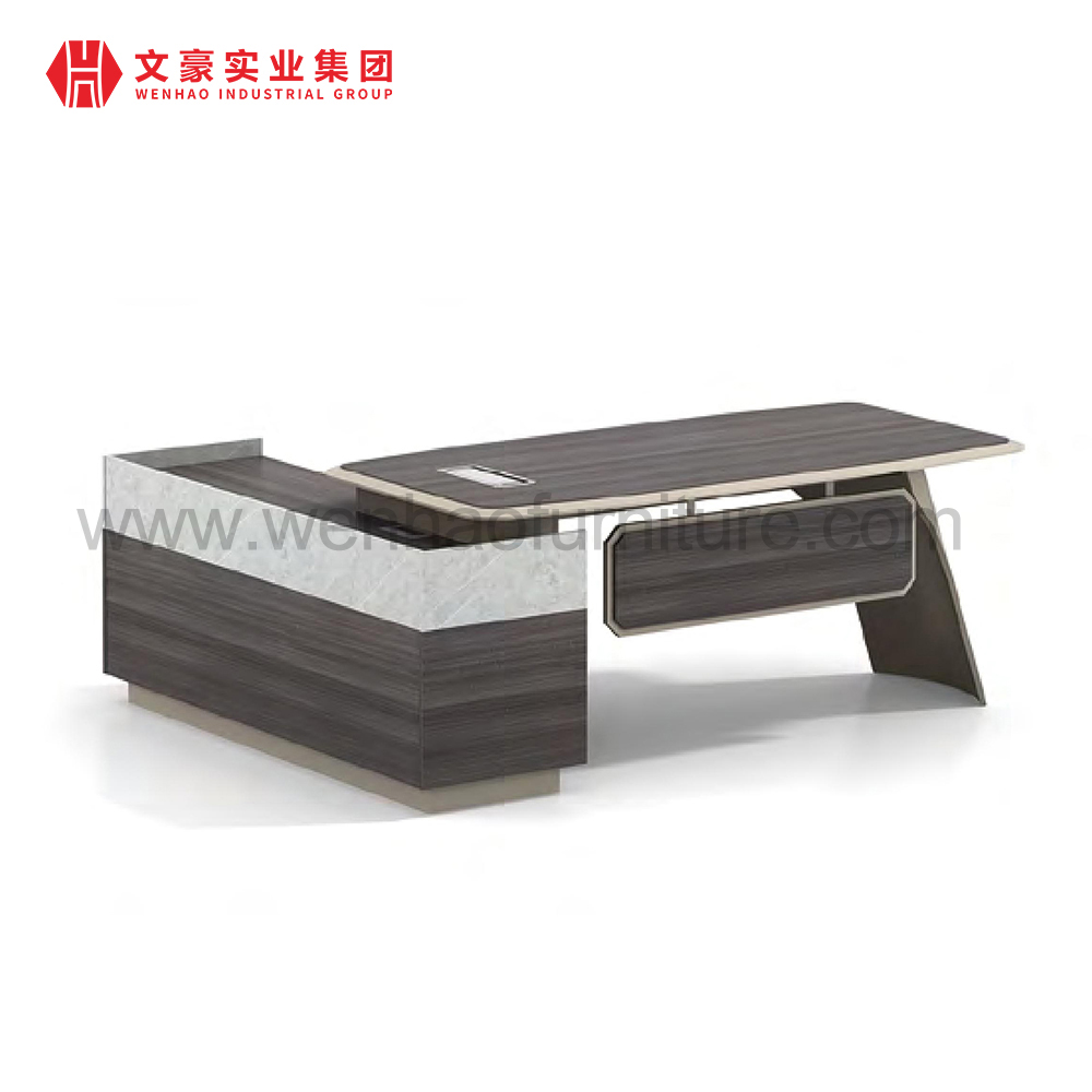 Proveedor de muebles del sistema Gerentes oficiales Mesa Escritorio de oficina con cajón para archivos