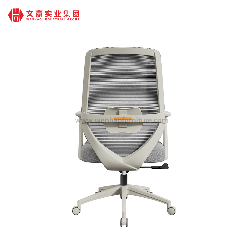 Sillas de oficina de computadora de malla gris suministro tapizado de silla de escritorio giratoria en China