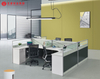 Estaciones de trabajo Oficina Muebles de mesa de oficina para 4 personas Cubículos de 4 plazas Escritorios y estaciones de trabajo de oficina
