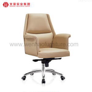 Silla de oficina ejecutiva de PU con respaldo alto popular de Guangdong con silla de oficina trasera acolchada de PU