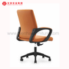 Proveedor superior de sillas de escritorio tapizadas giratorias de color naranja de silla de oficina de cuero en China