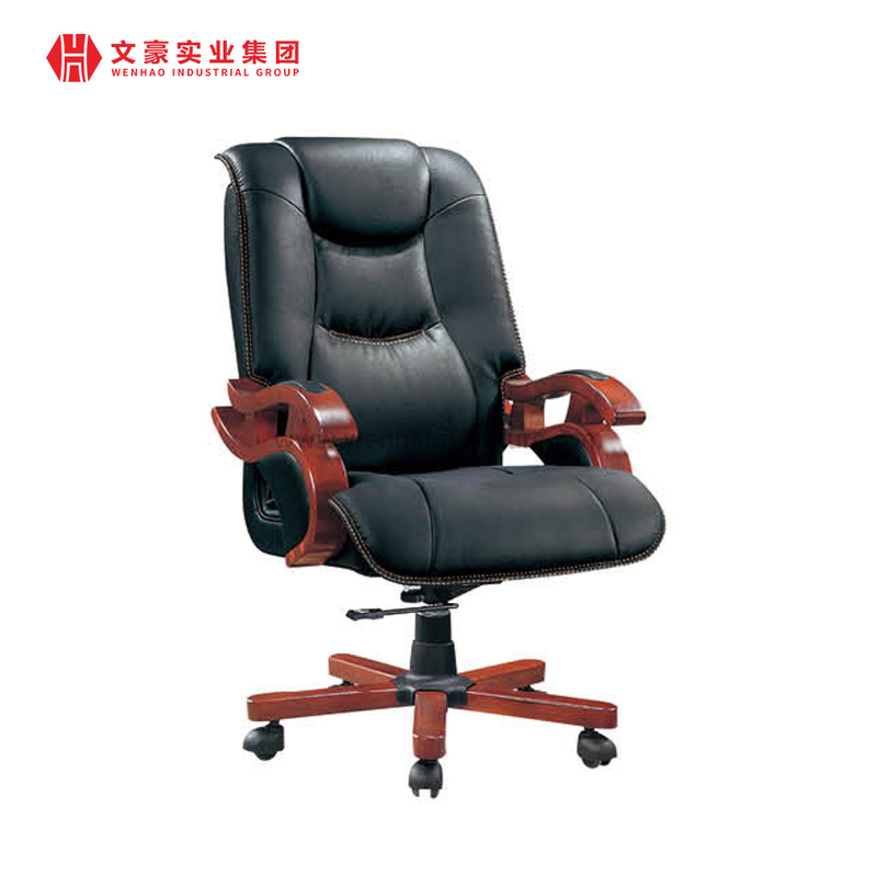 Silla de cuero real del ocio de los muebles de oficina ejecutivos industriales de alta calidad