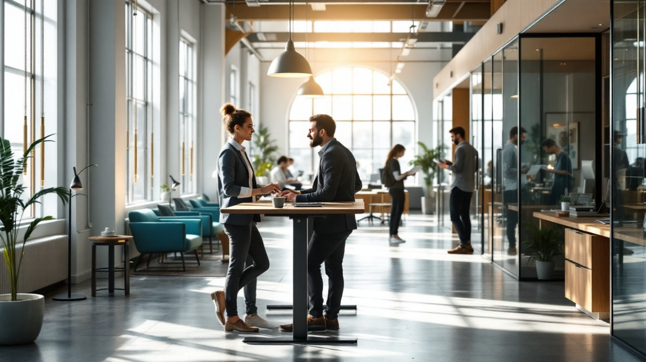 escritorio de pie ajustable