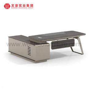 China vende muebles de oficina, mesa de director general de oficina de estilo industrial de lujo de melamina con cubierta