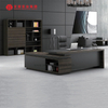Escritorio de oficina Boss en forma de L, diseño de mesa Executive Boss, CEO, gerente, muebles de oficina