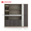 Forma de L de la tabla ejecutiva del color beige laminado del diseño elegante moderno modular de los muebles de oficinas con los cajones