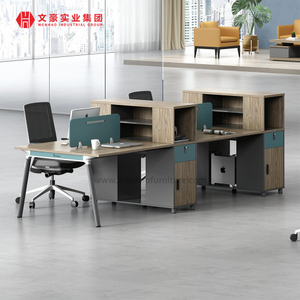 Estación de trabajo de escritorio Fábrica de China para muebles de oficina Fabricación de escritorios de oficina