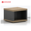Mesa de centro cuadrada de melamina moderna de lujo, muebles de oficina de alta gama, suministro de fábrica