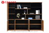 Gabinete de madera del Mdf del estante para libros de la oficina del archivador de madera de la puerta abatible del precio bajo del almacenamiento grande 3