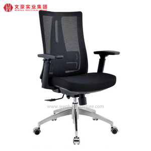Muebles de oficina comerciales Silla de malla de oficina con respaldo alto negro Silla giratoria de computadora estándar BIFMA
