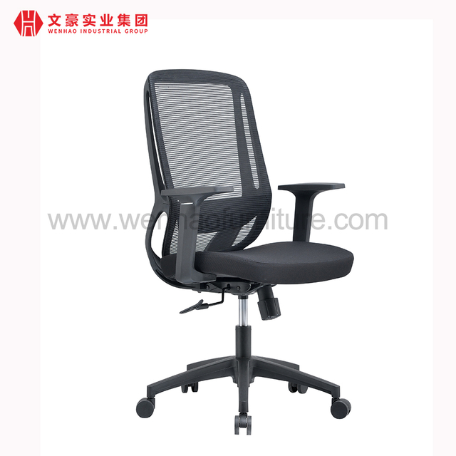 Silla ergonómica cómoda de la oficina de la tarea de la malla del eslabón giratorio al por mayor directo de la fábrica mediados de-espalda para la oficina