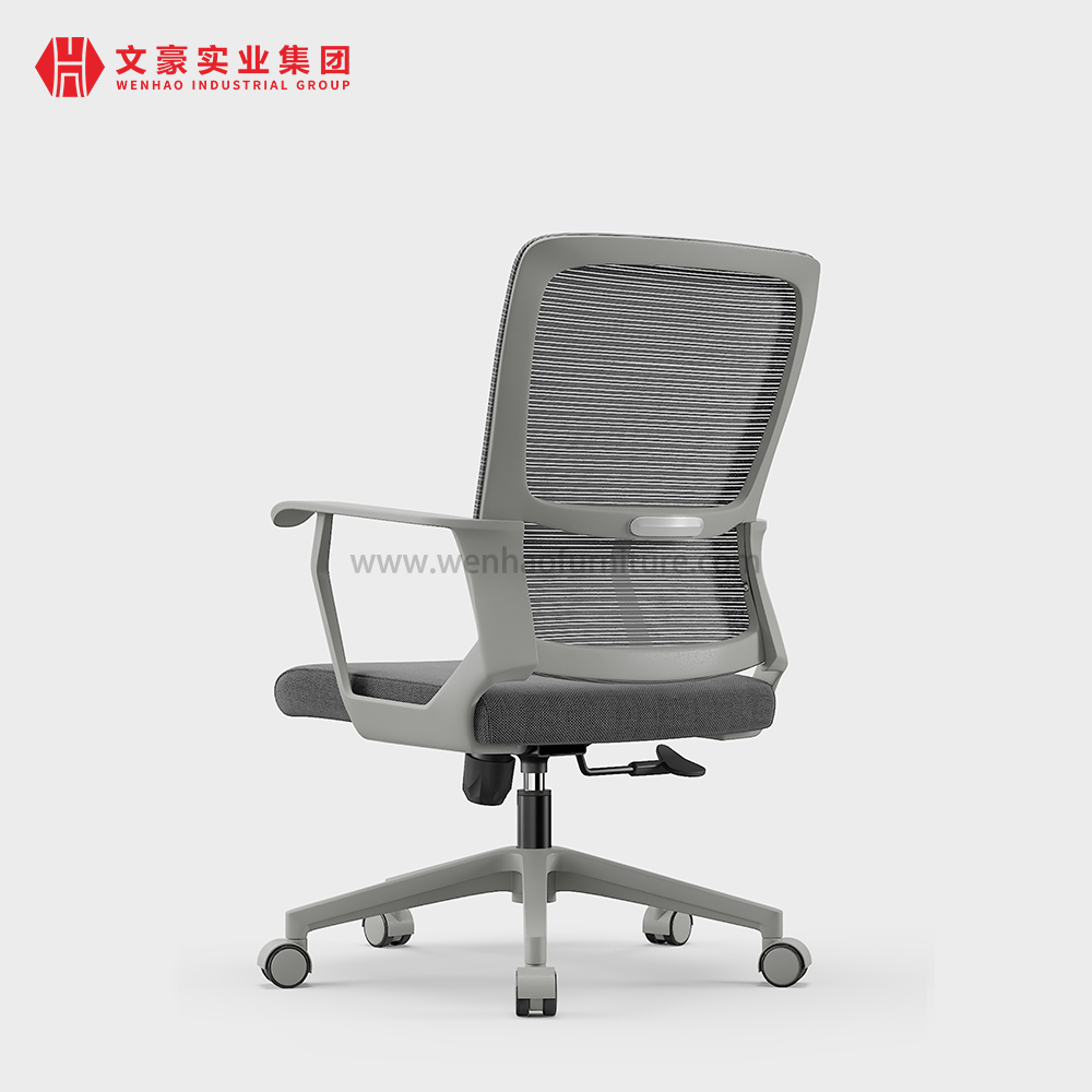 Silla de oficina ergonómica de malla completa de Guangdong con silla de oficina de gerente ejecutivo giratoria con soporte lumbar adaptable