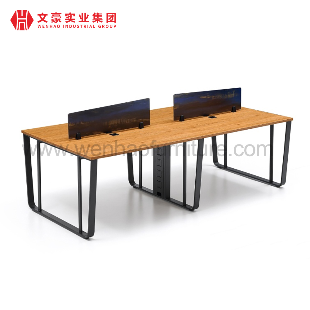 Diseño moderno, calidad, tamaño estándar, muebles de oficina de doble cara, mesa 2 4 6 8 personas, estación de trabajo para personal, escritorios de trabajo de oficina