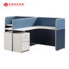 Estación de trabajo modular barata del escritorio de oficina de los muebles de oficinas del puesto de trabajo del escritorio de madera de 6 asientos 12 cubículos