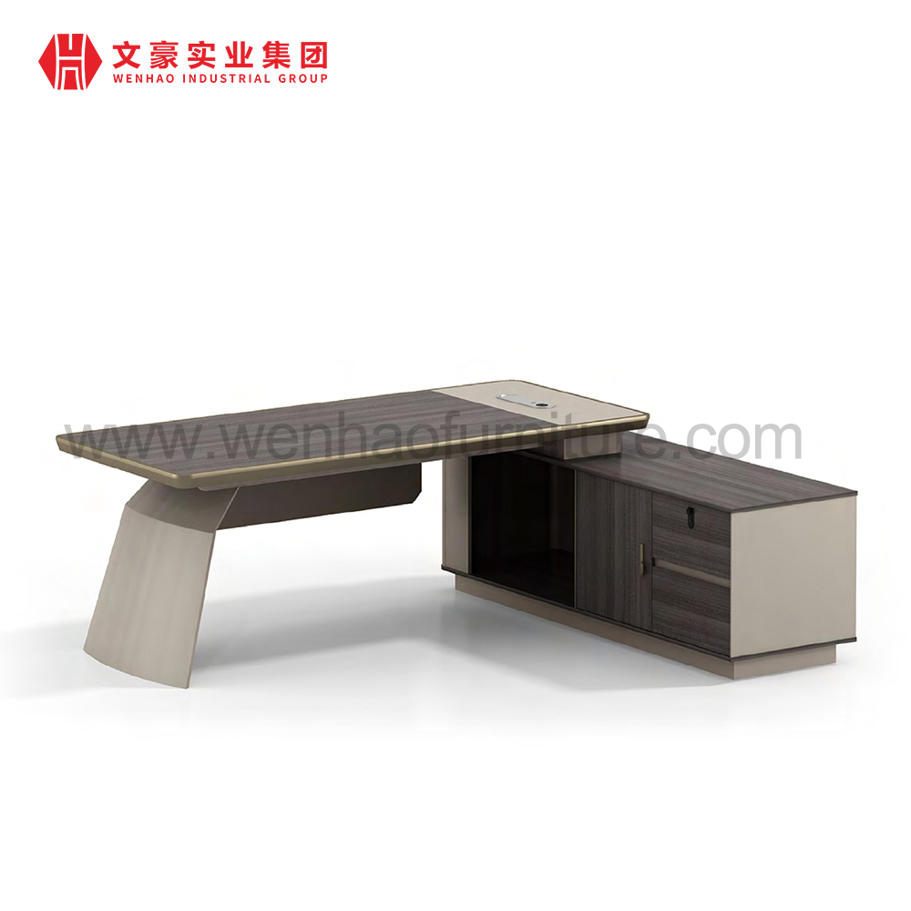 Juego de mesa y silla de oficina para gerente, escritorio ejecutivo para CEO, escritorio de oficina, mesas ejecutivas de diseñador
