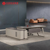 Mesa de oficina de gran venta, escritorio de alta gama para CEO, muebles de oficina modernos para jefe, mesa de gerente, escritorio ejecutivo, escritorio presidencial