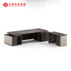 Diseño en forma de L, muebles de escritorio para gerente de oficina, escritorio para CEO, mesa de ordenador, escritorio de oficina, estación de trabajo ejecutiva, muebles de oficina