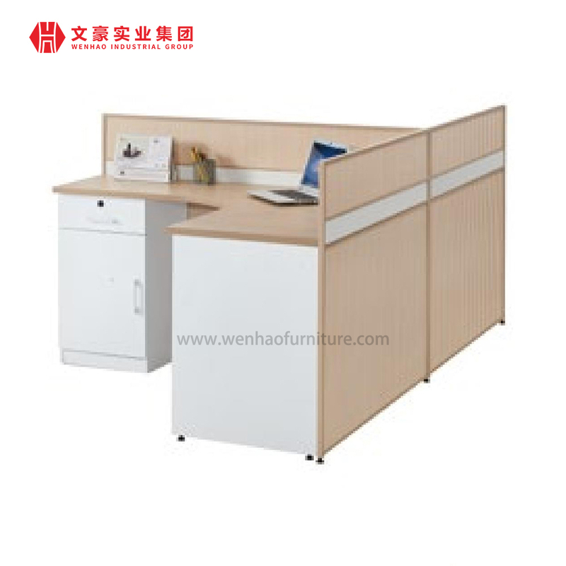 Mesa de personal con pedestal móvil fijo, estación de trabajo, mesa de trabajo de oficina, cubículo para 4/6 asientos