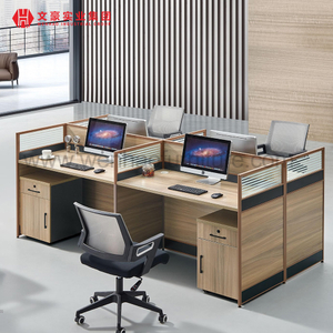 Puesto de trabajo para cubículos, muebles comerciales de lujo, escritorios de oficina modulares, mesas de oficina de división