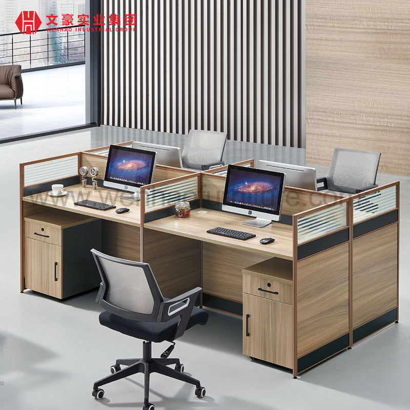 Puesto de trabajo para cubículos, muebles comerciales de lujo, escritorios de oficina modulares, mesas de oficina de división