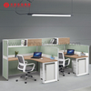 El puesto de trabajo moderno del escritorio del cubículo de la combinación caliente de la venta divide el puesto de trabajo abierto modular de la oficina