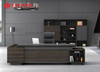 Escritorio de oficina Boss en forma de L, diseño de mesa Executive Boss, CEO, gerente, muebles de oficina