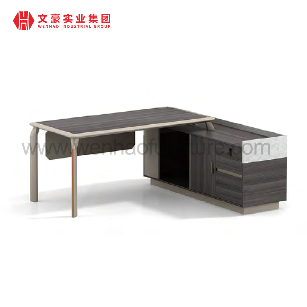 Proveedor de muebles del sistema Gerentes oficiales Mesa Escritorio de oficina con cajón para archivos