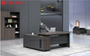 Conjunto de muebles de oficina ejecutiva Escritorio moderno CEO Boss Manager Director Escritorio de oficina ejecutiva