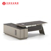 Mesa comercial de Boss del escritorio del encargado de la melamina del escritorio en forma de L para la oficina