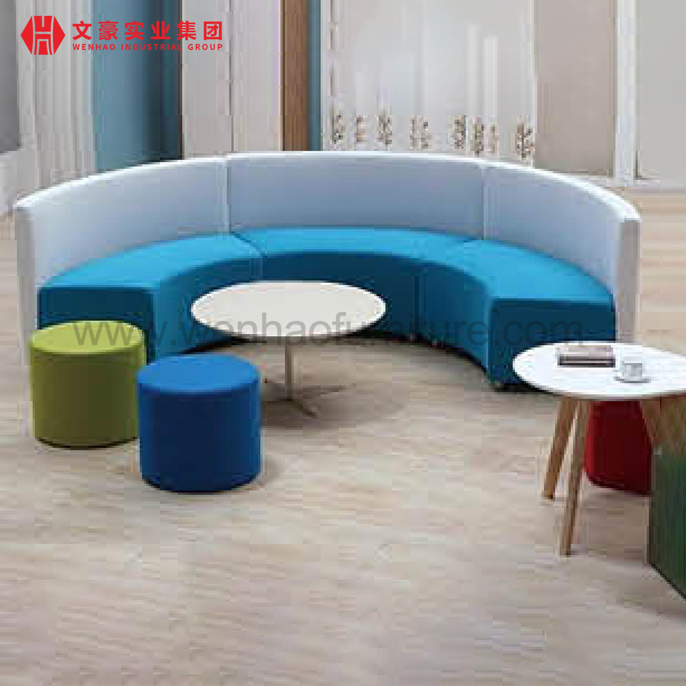 Sofá grande público moderno en distribuidores de suites de muebles de sala de oficina
